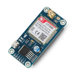 Waveshare Shield NB-IoT/LTE/GPRS/GPS SIM7000E - nakładka dla Raspberry Pi 3B+/3B/2B/Zero