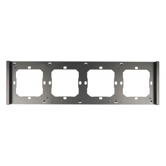 Sonoff M5-4C-80-F - рамка для настенного выключателя M5-80 - четырехпозиционный - черный