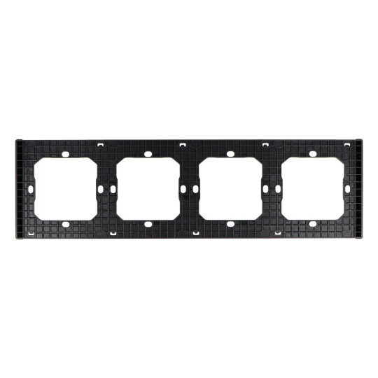 Sonoff M5-4C-80-F - рамка для настенного выключателя M5-80 - четырехпозиционный - черный