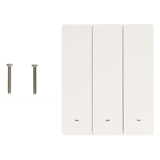 Sonoff M5-3C-80W - Розумний настінний вимикач Wi-Fi/Matter - 3-канальний - білий