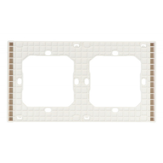 Sonoff M5-2C-80-FW - рамка для настінного вимикача M5-80 - подвійна - біла