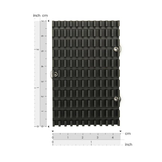 Алюмінієвий радіатор для LattePanda Mu - 70x45x11 мм - DFRobot FIT0982