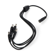 Rozgałęziacz DC 5,5/2,1mm - 4 wtyki - 2,5A/wtyk