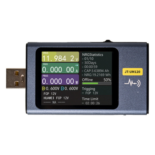 USB-мультиметр - вимірювач напруги, струму та потужності з USB-порту - Joy-IT UM120