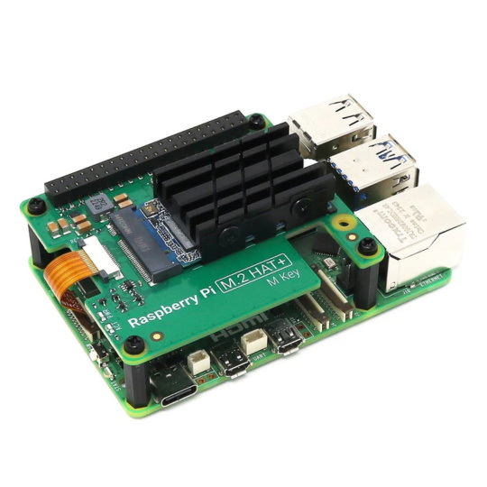 Радиатор для твердотельных накопителей NVMe 2242 для Raspberry Pi M.2 HAT+ — PiHut 106040