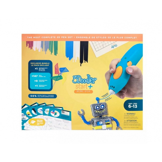 Дитяча 3D-ручка 3Doodler Start+ - розширений набір