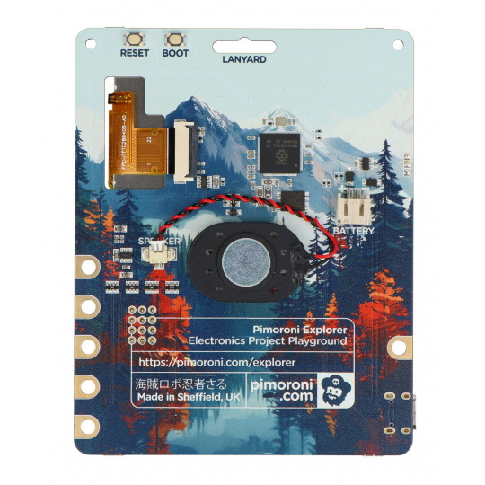 PiMoroni Explorer - плата розробки з модулем RP2350B та 2,8-дюймовим РК-дисплеєм + аксесуари - PiMoroni PIM744