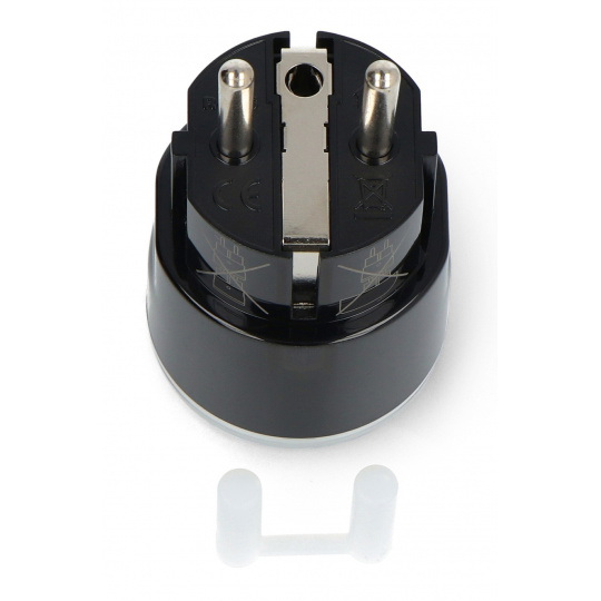 Shelly Plug S MTR Gen3 - Розумна розетка WiFi/Bluetooth/Matter з лічильником енергії - Чорний