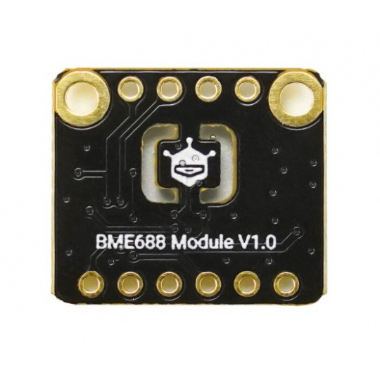 Fermion - Датчик навколишнього середовища зі штучним інтелектом - BME688 - ЛОС/Температура/Вологість/Тиск - I2C/SPI - DFRobot SEN0
