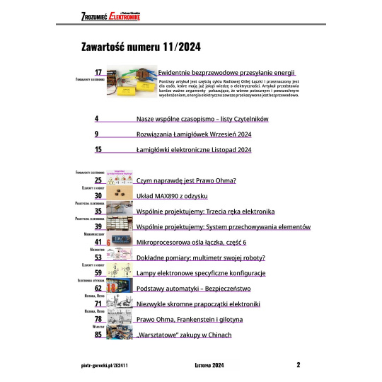 Розуміння електроніки (11/2024) – щомісячне, цифрове видання