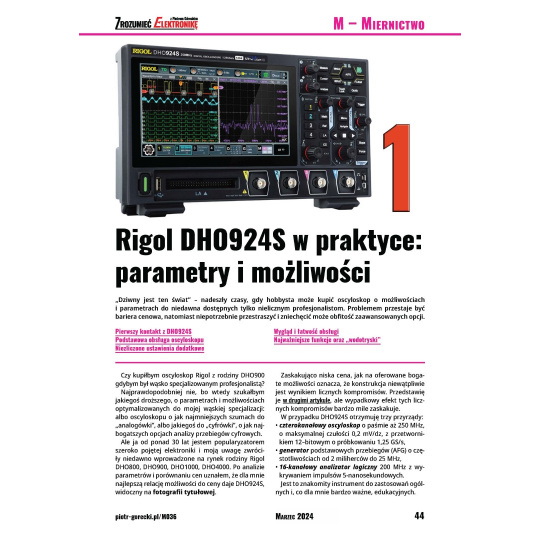 Розуміння електроніки (3/2024) – щомісячне, цифрове видання