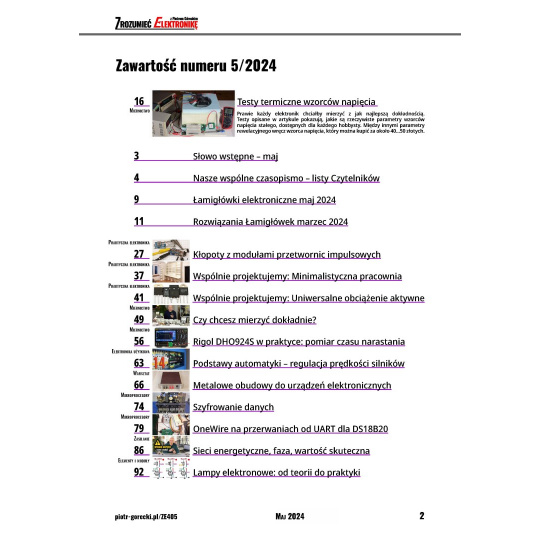 Розуміння електроніки (5/2024) – щомісячне, цифрове видання