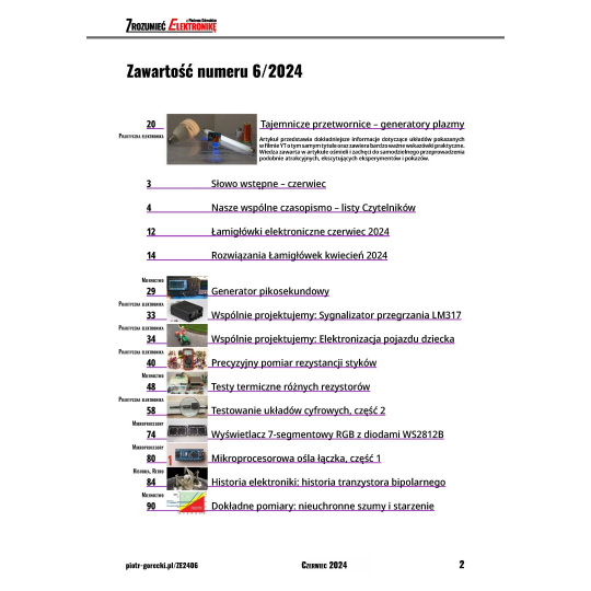 Розуміння електроніки (6/2024) – щомісячне, цифрове видання