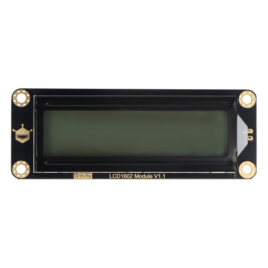 DFRobot Gravity - 2x16 I2C РК-дисплей - сірий