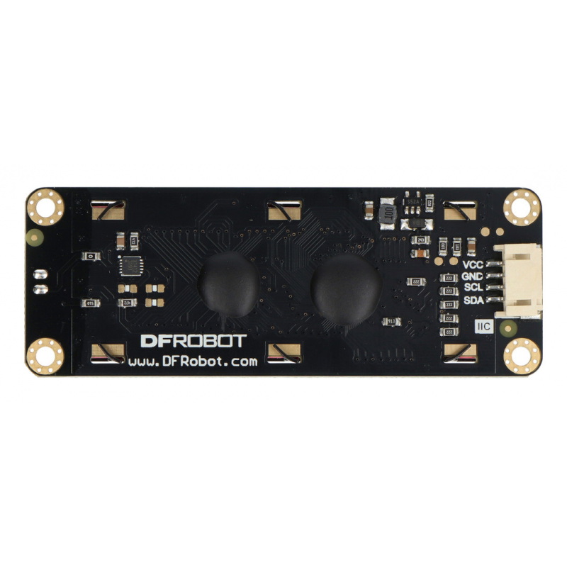 DFRobot Gravity - wyświetlacz LCD 2x16 I2C - szary - dla Arduino