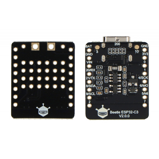 Beetle ESP32 - C3 RISC-V - з мікроконтролером Espressif ESP32-C3 RISC-V - WiFi - Bluetooth - DFRobot DFR0868