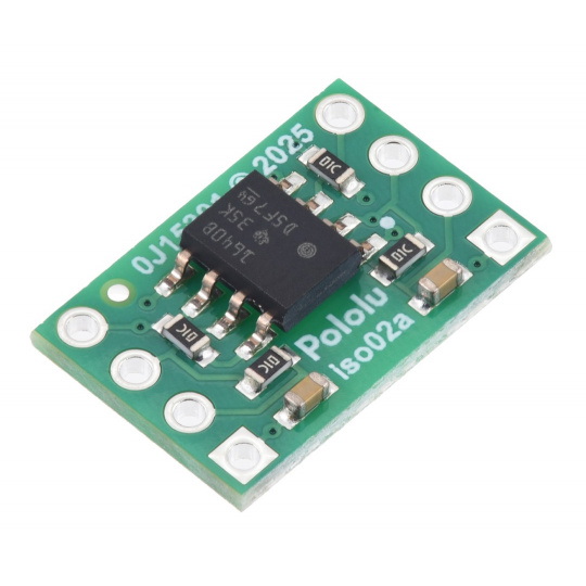 ISO1640 - двонаправлений ізолятор I2C - JST SH 4-контактний - 3-5,5 В/2,25-5,5 В - Pololu 5391