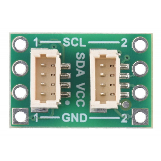 ISO1640 - двонаправлений ізолятор I2C - JST SH 4-контактний - 3-5,5 В/2,25-5,5 В - Pololu 5391