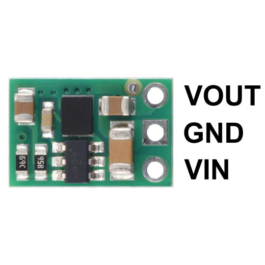 D45V5F6 - понижувальний перетворювач - 6 В 0,5 А - Pololu 5434