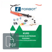FORBOT - kurs podstaw elektroniki, poziom I - e-book