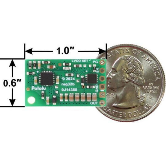 D30V30MASCMA - регульований понижувальний перетворювач з функцією відсікання за низькою напругою - 4.2V-15V 3A - Pololu 4874