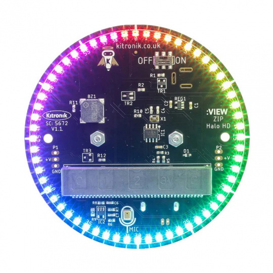 Світлодіодне кільце ZIP Halo HD RGB для BBC micro:bit - Kitronik 5672
