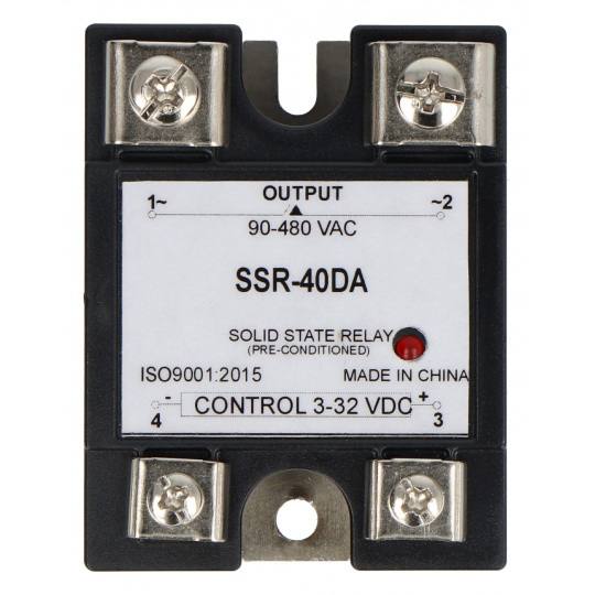 Твердотільне реле SSR-40A 480VAC / 40A - 32VDC