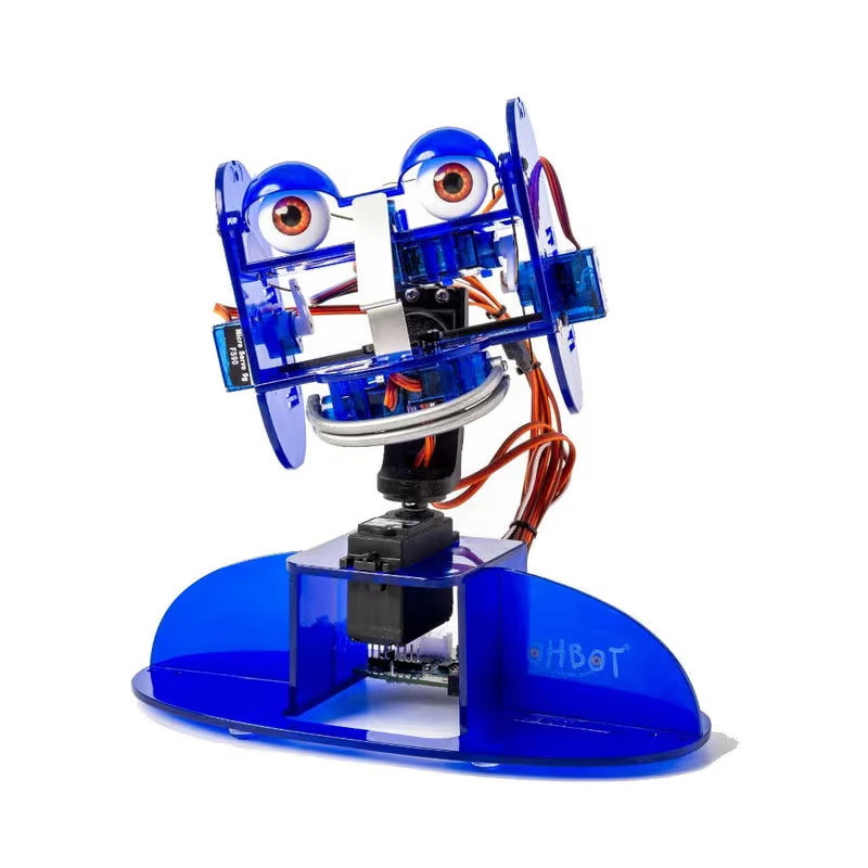 Robot edukacyjny Ohbot 2.2 złożony z oprogramowaniem