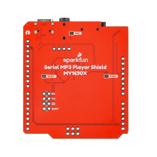 Послідовний MP3 Player Shield - MY1690X - щит для Arduino - SparkFun DEV-28021