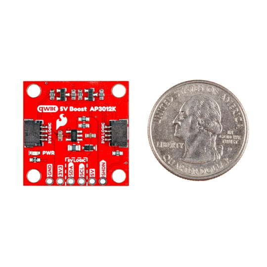 Qwiic 5V Boost - підвищувальний перетворювач напруги 5 В - AP3012K - SparkFun PRT-28203