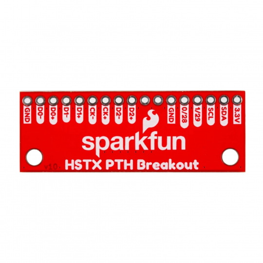 Адаптер HSTX 22-контактний растровий 2,54 мм для Raspberry Pi 5/IoT RedBoard RP2350 - SparkFun BOB-28467
