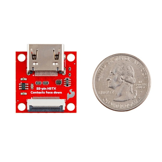 22-контактний DVI-адаптер HSTX для Raspberry Pi 5/IoT RedBoard RP2350 - SparkFun BOB-28468