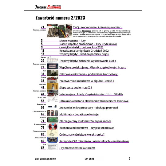 Розуміння електроніки (2/2023) – щомісячне, цифрове видання