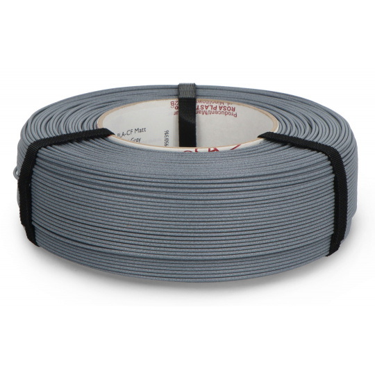 Змінний філамент Rosa3D PLA-CF Matt Home Decor 1.75 мм 1 кг - холодно-сірий