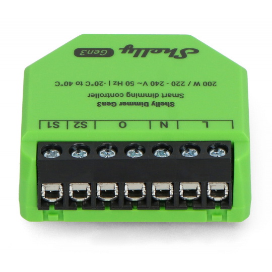 Shelly Dimmer Gen3 - Розумний WiFi димер світла - Додаток для Android/iOS