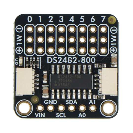 DS2482S-800 - Перетворювач I2C на 1-Wire, 8 каналів - STEMMA QT/Qwiic - Adafruit 6027