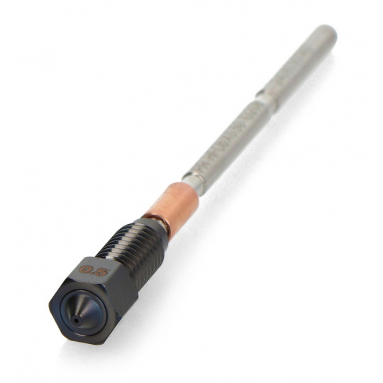 0,5 мм E3D Prusa Nozzle High Flow ObXidian для Nextruder - 1,75 мм нитка - інструментальна сталь + E3DLC