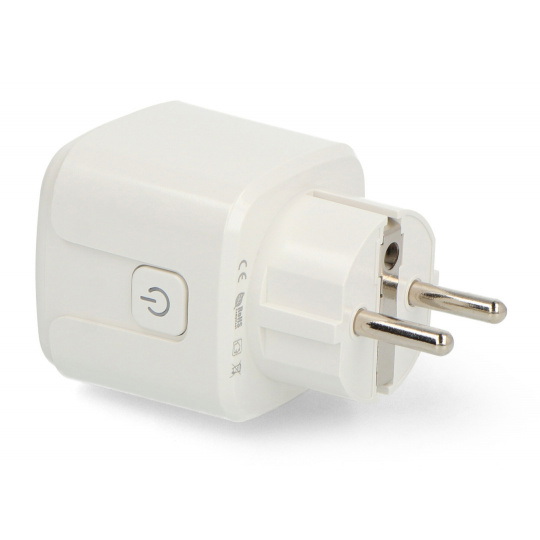 Tuya - Розумна розетка WiFi/Matter - 16A - біла - M18