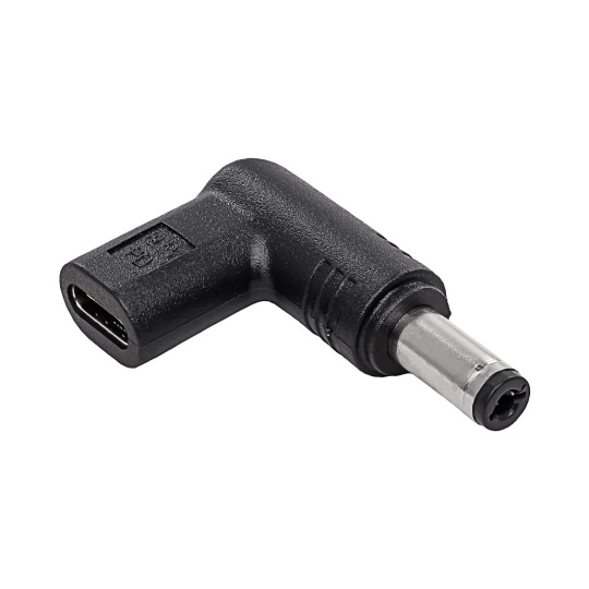 Адаптер USB Type-C на DC 5.5/2.1 мм - Універсальний штекер живлення - Akyga AK-ND-C02
