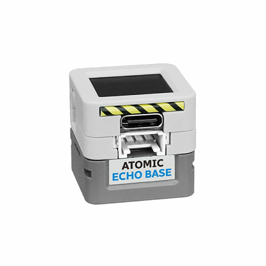 Чат-бот AtomS3R-AI — комплект разработчика AtomS3R с модулем распознавания голоса Atomic Echo Base — M5Stack K147