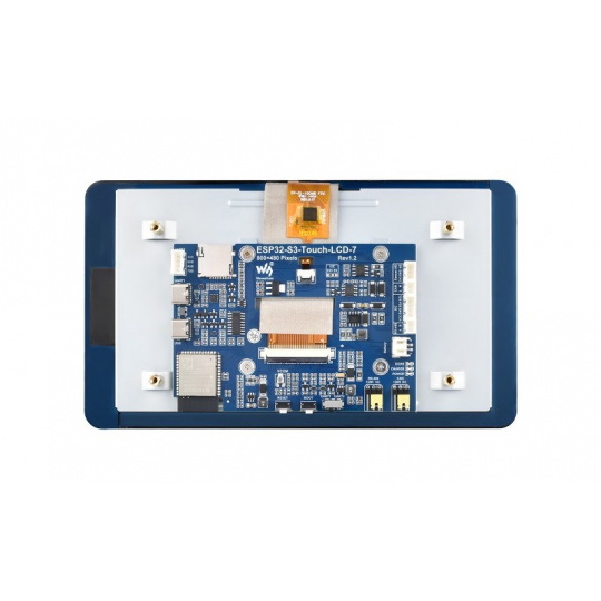 ESP32-S3 - Плата розробки WiFi + Bluetooth з сенсорним LCD IPS-екраном 7 дюймів 800x480 пікселів - Waveshare 27078