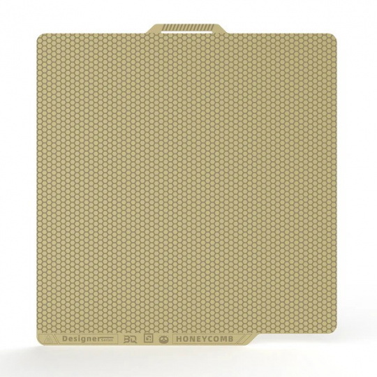 BIQU Panda Dual Textured PEI - двостороннє покриття з візерунком у формі стільників та «гусячої лапки» - для Bambu Lab X1, P2S, P1