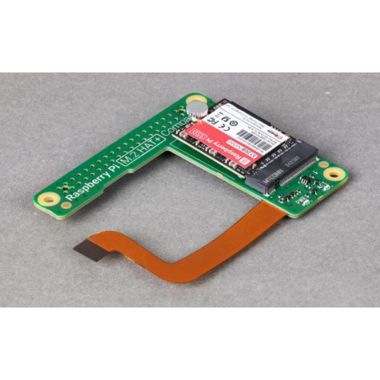 Raspberry Pi M.2 HAT+ Compact — NVMe-накопитель и адаптер M.2 для Raspberry Pi 5