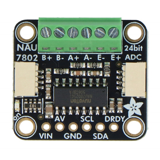 Модуль тензодатчика - з 24-бітним АЦП NAU7802 - STEMMA QT / Qwiic - Adafruit 4538
