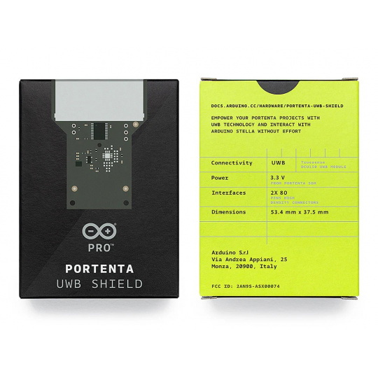 Portenta UWB Shield - модуль UBW Truesense DCU150 RTLS для Portenta C33 - Arduino ASX00074