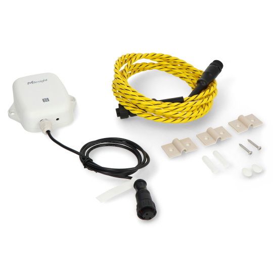 Інтелектуальний зональний датчик затоплення LoRaWAN із вимірюванням температури та вологості IP67 - Milesight EM300-ZLD