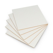 Płyta HDF biała - 3mm - 160x160mm - 5szt.