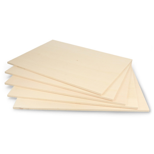 Фанера з тополі - 5 мм - 210x297 мм - 5 шт.
