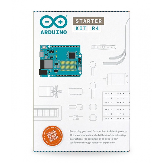 Стартовий комплект Arduino R4 K000007_R4 - офіційний стартовий комплект з платою Arduino Uno R4 WiFi