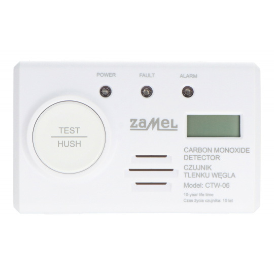 Детектор чадного газу на батарейках - Zamel Gardi CTW-06